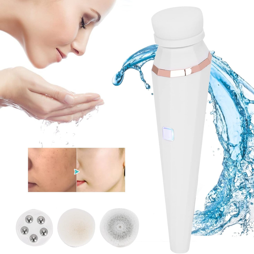 PureFace Pro - Brosse nettoyante visage 4-en-1