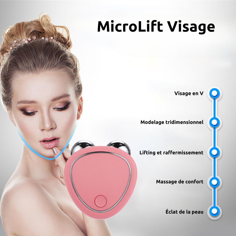 MicroLift Visage - Rouleau de Massage Facial