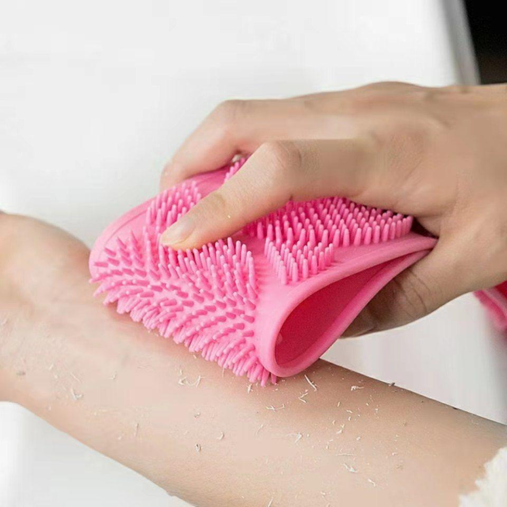 SilicoRub - Brosse de bain en silicone